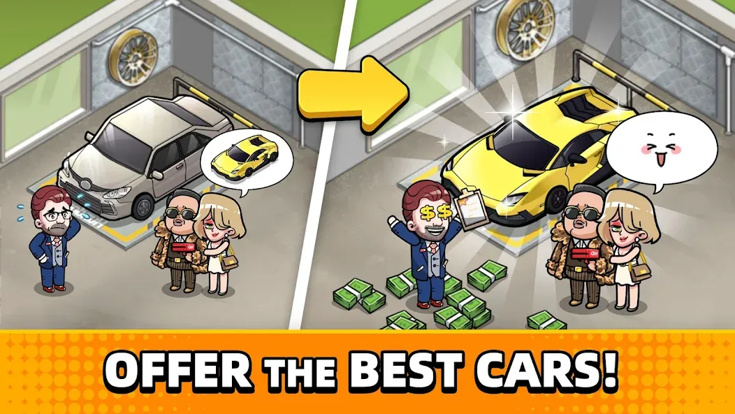 Used Car Tycoon Game (Юзед Кар Тайкун Гейм)  [МОД Unlimited Money] Screenshot 4