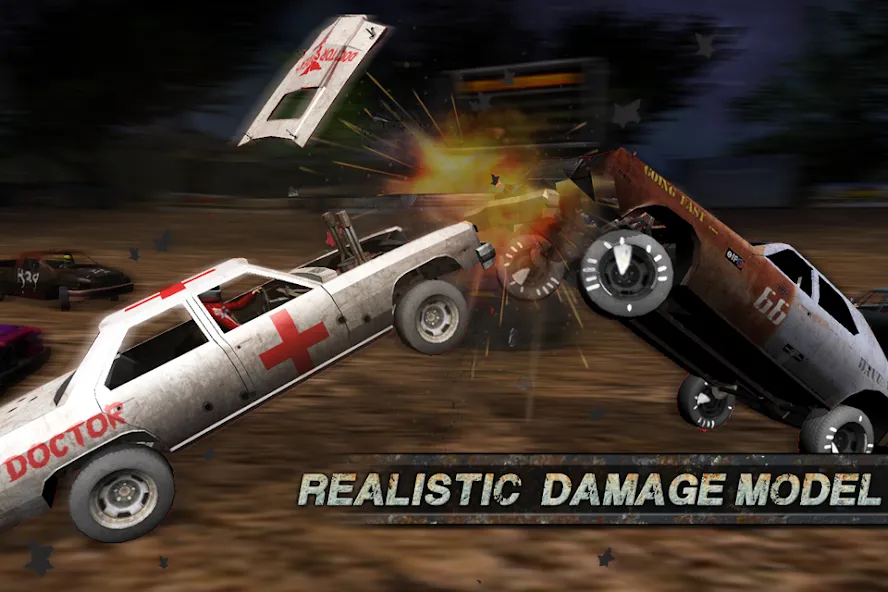 Demolition Derby: Crash Racing (Демолиция Дерби)  [МОД Menu] Screenshot 1