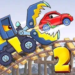 Скачать взлом Car Eats Car 2 - Racing Game (Кар Еатс Кар 2)  [МОД Unlimited Money] - стабильная версия apk на Андроид