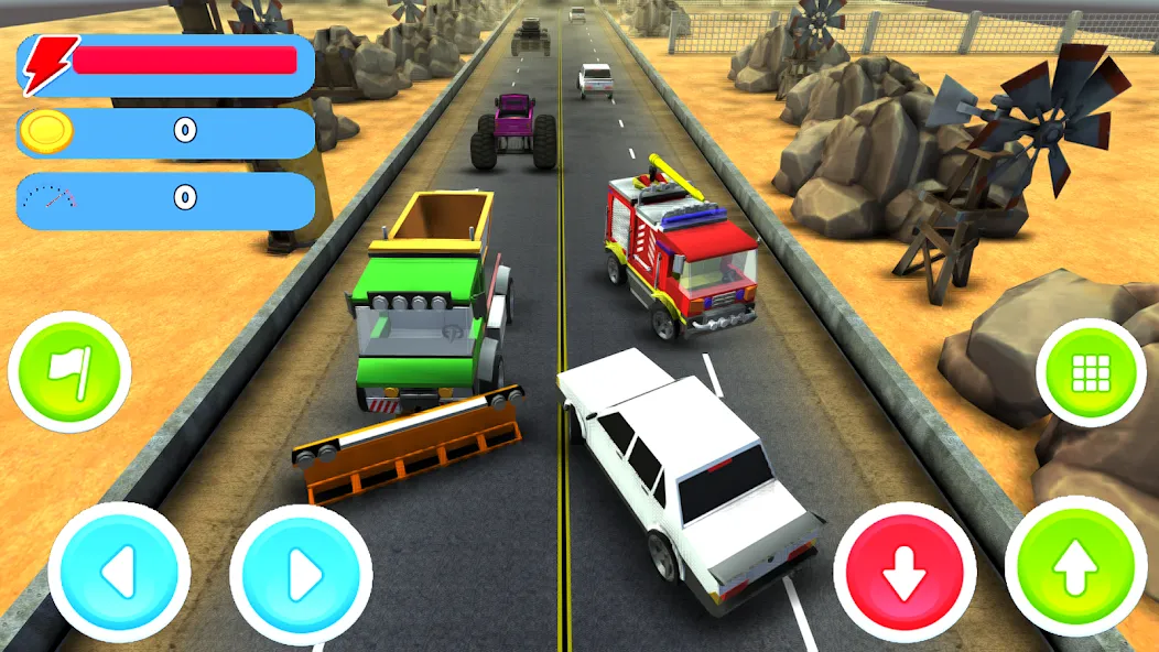 Toy Truck Drive  [МОД Бесконечные монеты] Screenshot 2