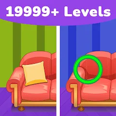 Взломанная Find Differences: Spot Fun  [МОД Бесконечные монеты] - полная версия apk на Андроид