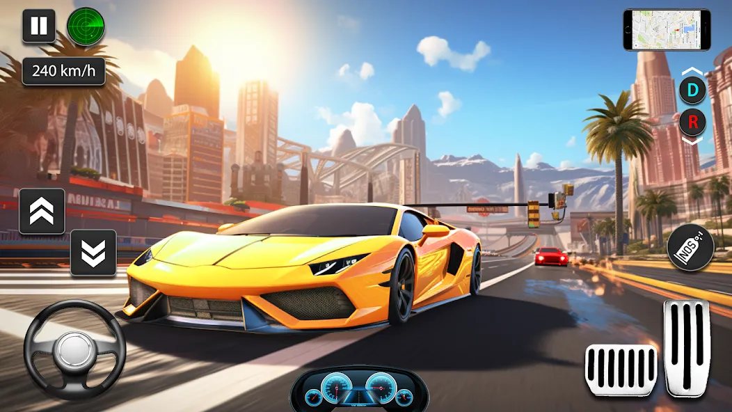 GT Car Stunt : Ramp Car Stunts (ДжиТи Кар Стант)  [МОД Unlimited Money] Screenshot 1