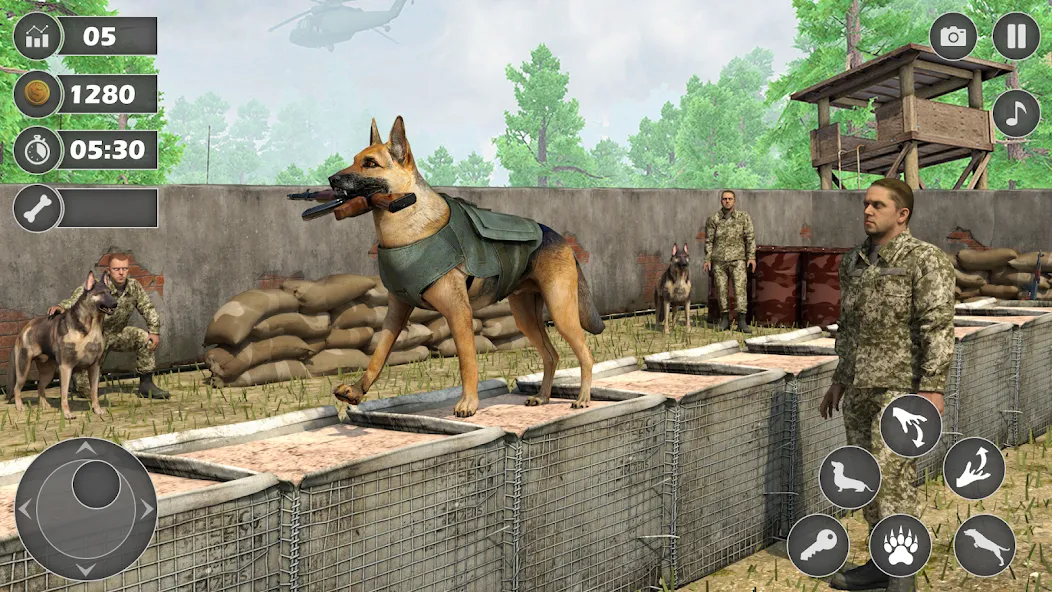 Dog Simulator Dog Game (Армейский симулятор собаки)  [МОД Меню] Screenshot 1