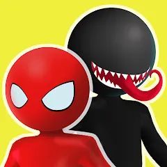 Скачать взломанную Stick Hero: Comic Superhero (Стик Хиро)  [МОД Все открыто] - последняя версия apk на Андроид