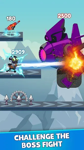 Stick Shooter: Battle Game (Стик Шутер)  [МОД Бесконечные деньги] Screenshot 3