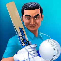 Скачать взлом Stick Cricket Clash (тик Крикет Клаш)  [МОД Много монет] - последняя версия apk на Андроид