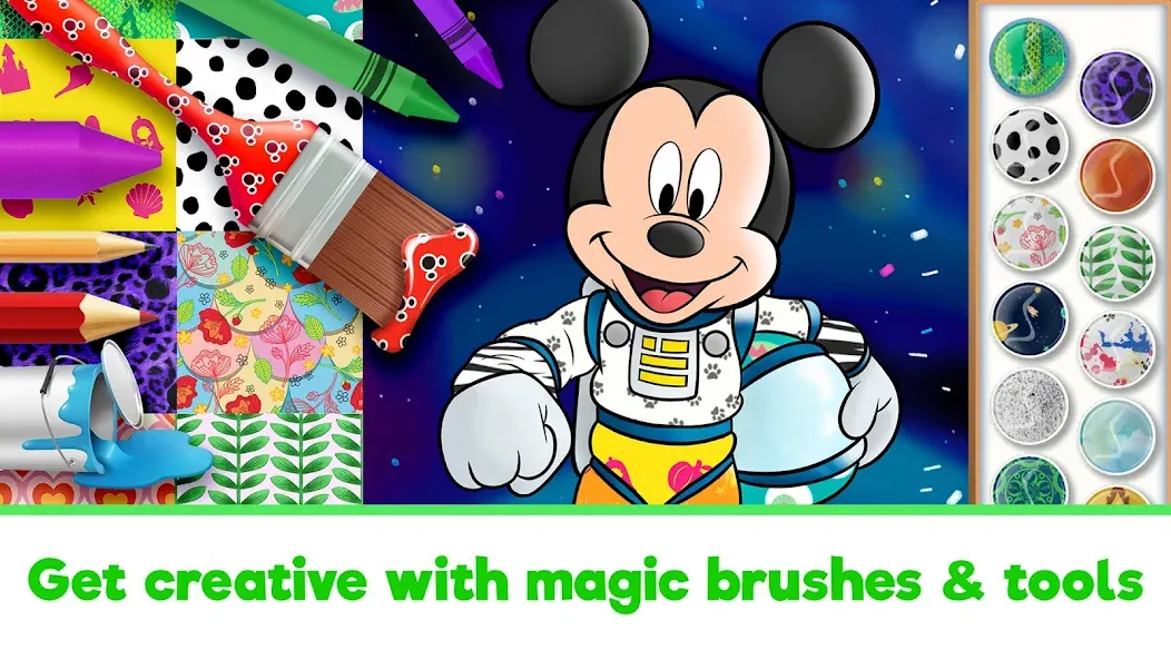 Disney Coloring World (Дисней)  [МОД Unlocked] Screenshot 2
