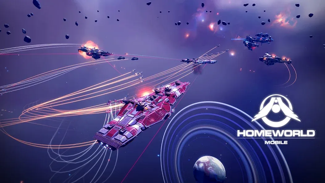 Homeworld Mobile: Sci-Fi MMO (Хоумворлд Мобаил)  [МОД Меню] Screenshot 1