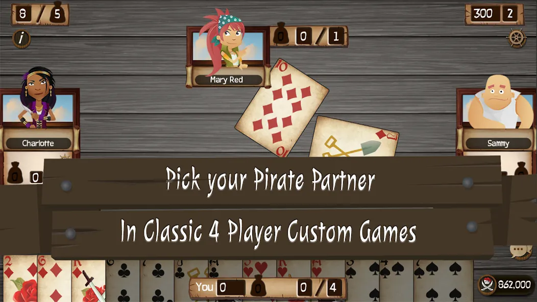 Spades Cutthroat Pirates (Спейдс Каттхроат Пирейтс)  [МОД Бесконечные монеты] Screenshot 4