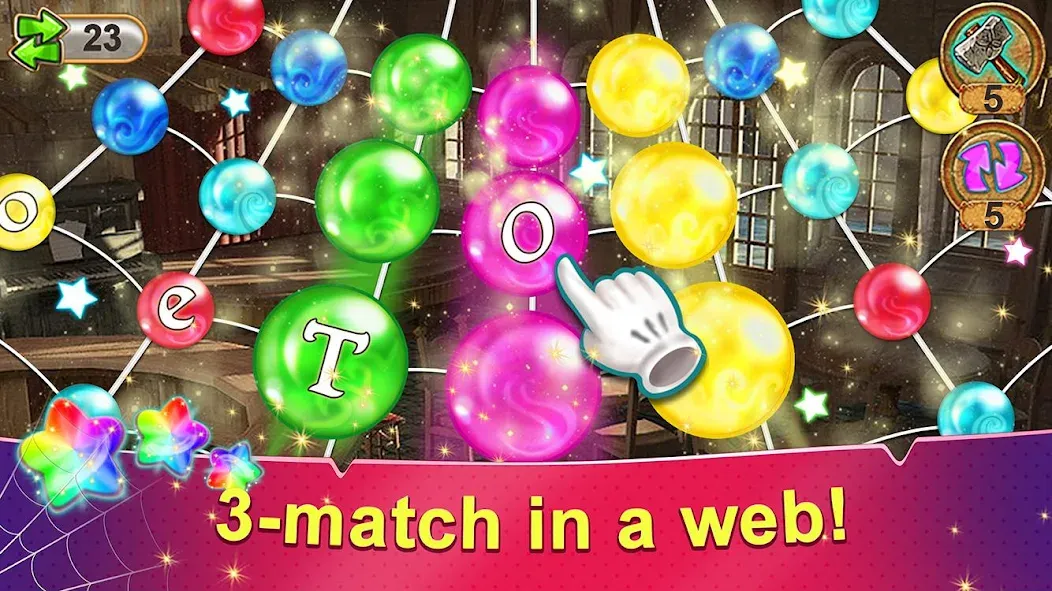Rainbow Web  [МОД Много монет] Screenshot 1