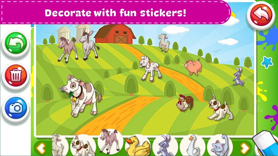 Coloring Book - Kids Paint  [МОД Много монет] Screenshot 2