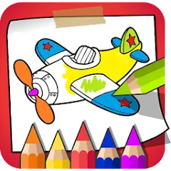 Скачать взломанную Coloring Book - Kids Paint  [МОД Много монет] - стабильная версия apk на Андроид