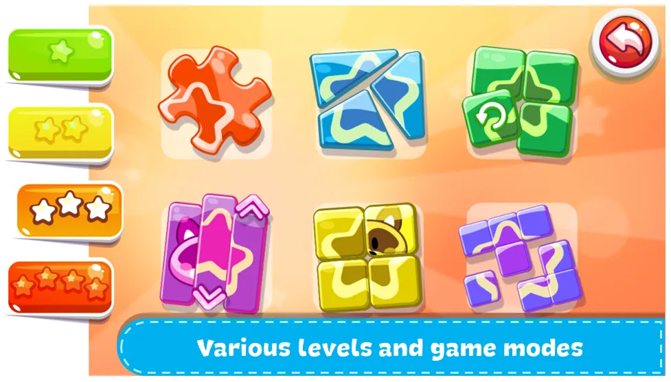 Kids Games - Puzzle World  [МОД Много монет] Screenshot 2