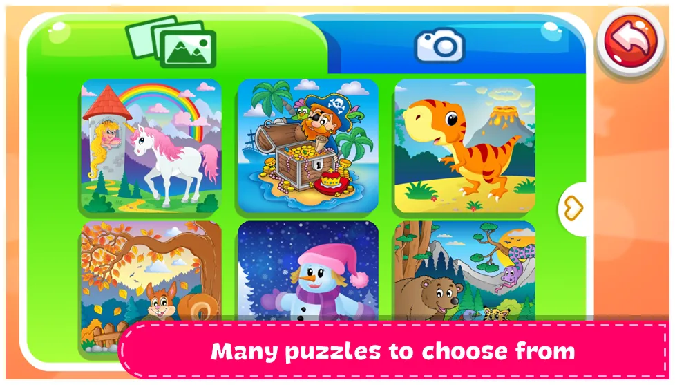 Kids Games - Puzzle World  [МОД Много монет] Screenshot 3