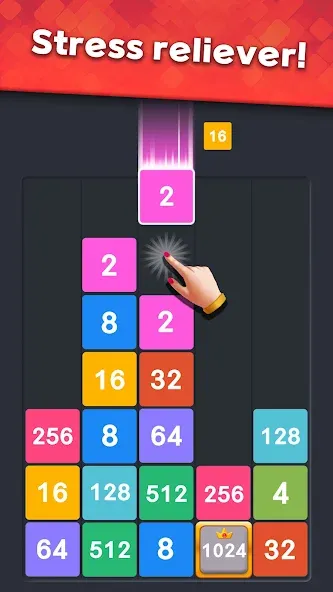 Drop Merge : Number Puzzle (Дроп Мердж)  [МОД Меню] Screenshot 2