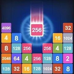 Скачать взломанную Drop Merge : Number Puzzle (Дроп Мердж)  [МОД Меню] - стабильная версия apk на Андроид