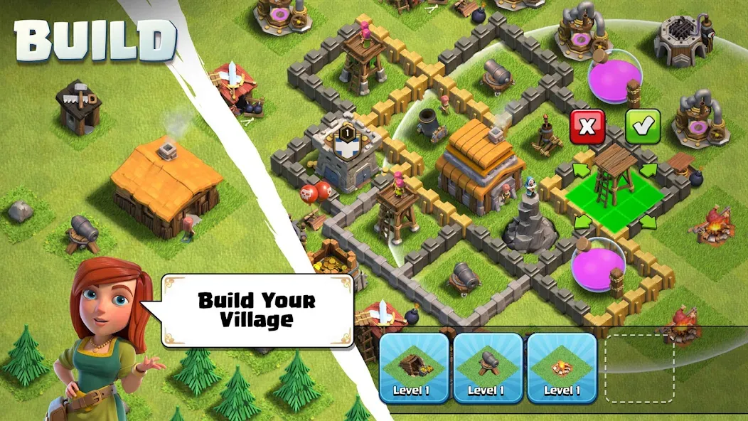 Clash of Clans (Клэш оф Клэнс)  [МОД Menu] Screenshot 4