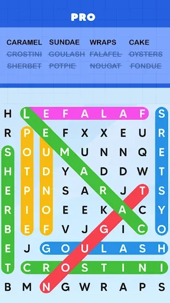 Word Search Puzzle Challenge (Уордсрч Пазл Челлендж)  [МОД Все открыто] Screenshot 1