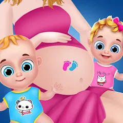 Взломанная Mom Babysitting Game  [МОД Бесконечные монеты] - стабильная версия apk на Андроид