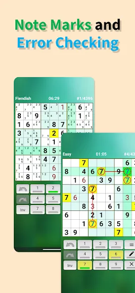 Sudoku offline (Судоку оффлайн)  [МОД Бесконечные деньги] Screenshot 4