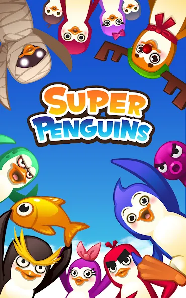 Super Penguins (упер Пингвины)  [МОД Все открыто] Screenshot 1