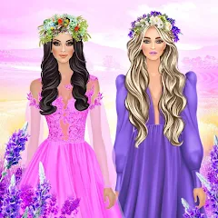 Скачать взломанную Fashion Triple Match: Dress Up (Фэшн Мердж)  [МОД Много денег] - полная версия apk на Андроид