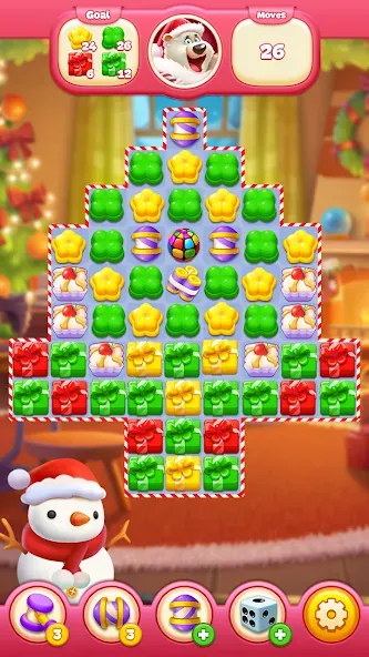 Sweet Candy Match: Puzzle Game (Свит Кэнди Матч)  [МОД Unlimited Money] Screenshot 1