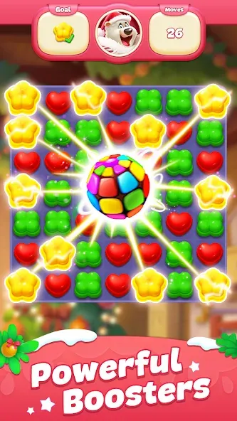 Sweet Candy Match: Puzzle Game (Свит Кэнди Матч)  [МОД Unlimited Money] Screenshot 2