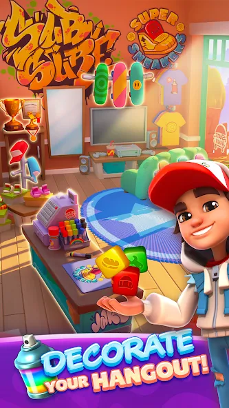 Subway Surfers Blast (Сабвей Серферс Бласт)  [МОД Много денег] Screenshot 1