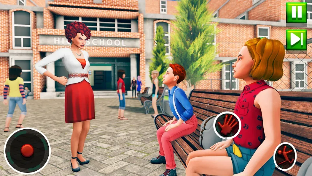 High School Teacher Sim Games  [МОД Много денег] Screenshot 4