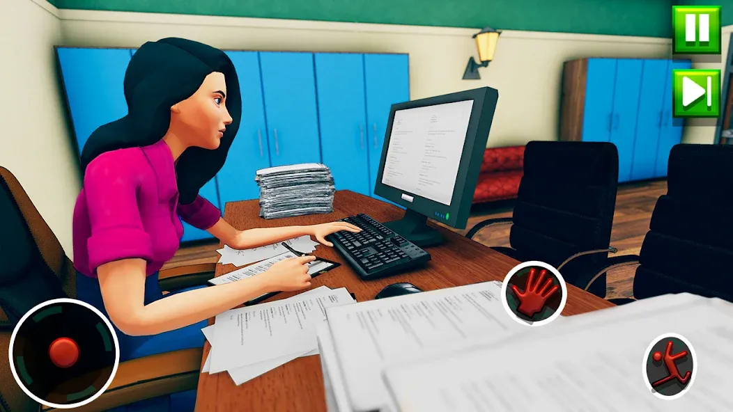 High School Teacher Sim Games  [МОД Много денег] Screenshot 5