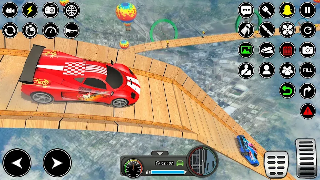 Crazy Ramp Car Stunt Master 3D (Крэйзи Рэмп Кар Стант Мастер 3Д)  [МОД Бесконечные деньги] Screenshot 5