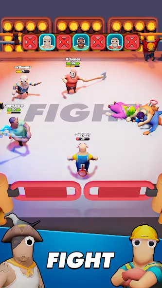 Gang Battle Party: Animals 3D  [МОД Бесконечные монеты] Screenshot 4