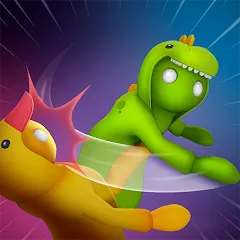 Взлом Gang Battle Party: Animals 3D  [МОД Бесконечные монеты] - последняя версия apk на Андроид