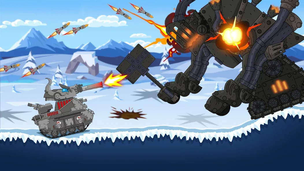 Tank Combat: War Battle (Танковый бой)  [МОД Меню] Screenshot 5