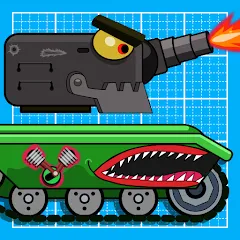 Взломанная TankCraft – War Tank Battles (ТанкКрафт)  [МОД Все открыто] - стабильная версия apk на Андроид