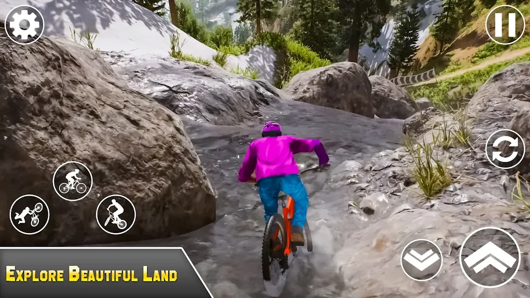 BMX Bicycle Games Offroad Bike  [МОД Unlocked] Screenshot 1