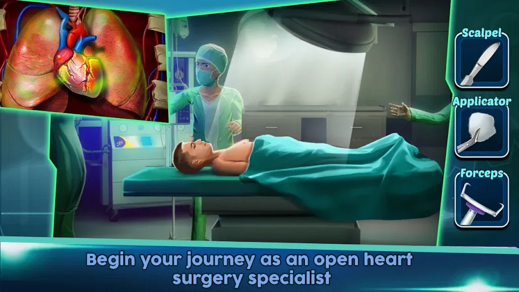 Surgery Doctor Simulator Games  [МОД Menu] Screenshot 1