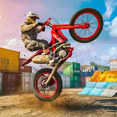 Взломанная Bike Stunt Race Tricks Master  [МОД Menu] - полная версия apk на Андроид