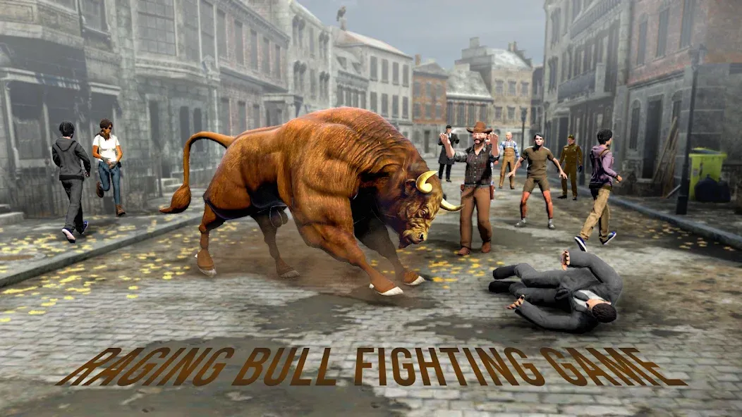 Bull Fighting Game: Bull Games  [МОД Бесконечные монеты] Screenshot 1