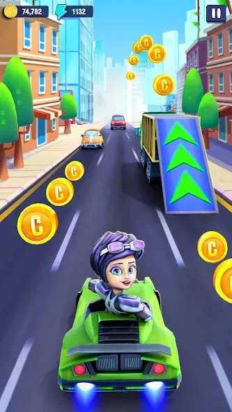 Mini Car Runner - Racing Games (Мини Кар Раннер)  [МОД Все открыто] Screenshot 5