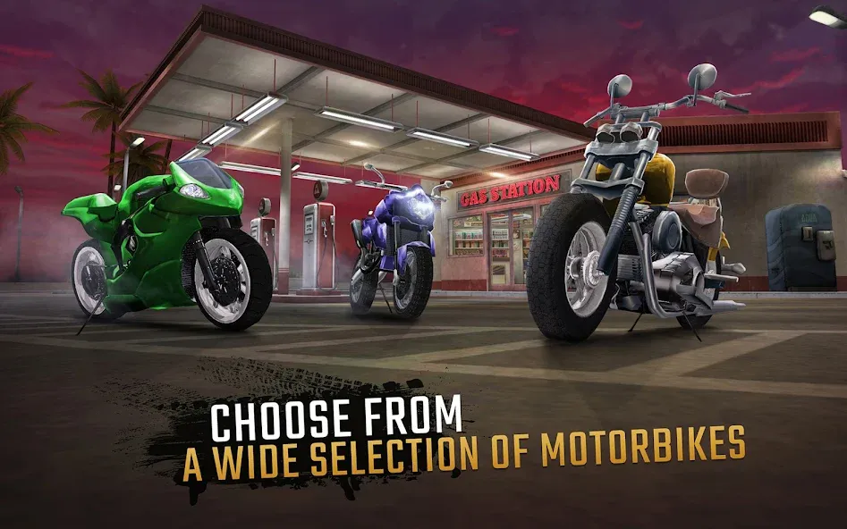 Moto Rider GO: Highway Traffic (Мото Райдер ГО)  [МОД Mega Pack] Screenshot 2