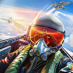 Скачать взломанную Jet Fighter: Sky Combat 3D (Джет Файтер)  [МОД Menu] - полная версия apk на Андроид