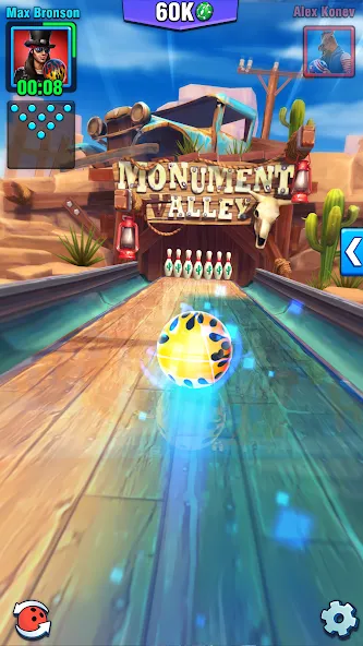 Bowling Crew — 3D bowling game  [МОД Unlocked] Screenshot 1