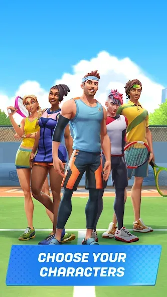 Tennis Clash: Multiplayer Game (Теннис Клаш)  [МОД Много монет] Screenshot 5