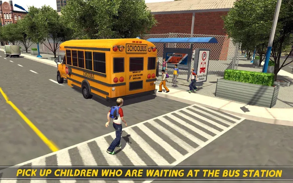 School Bus 16  [МОД Много монет] Screenshot 1