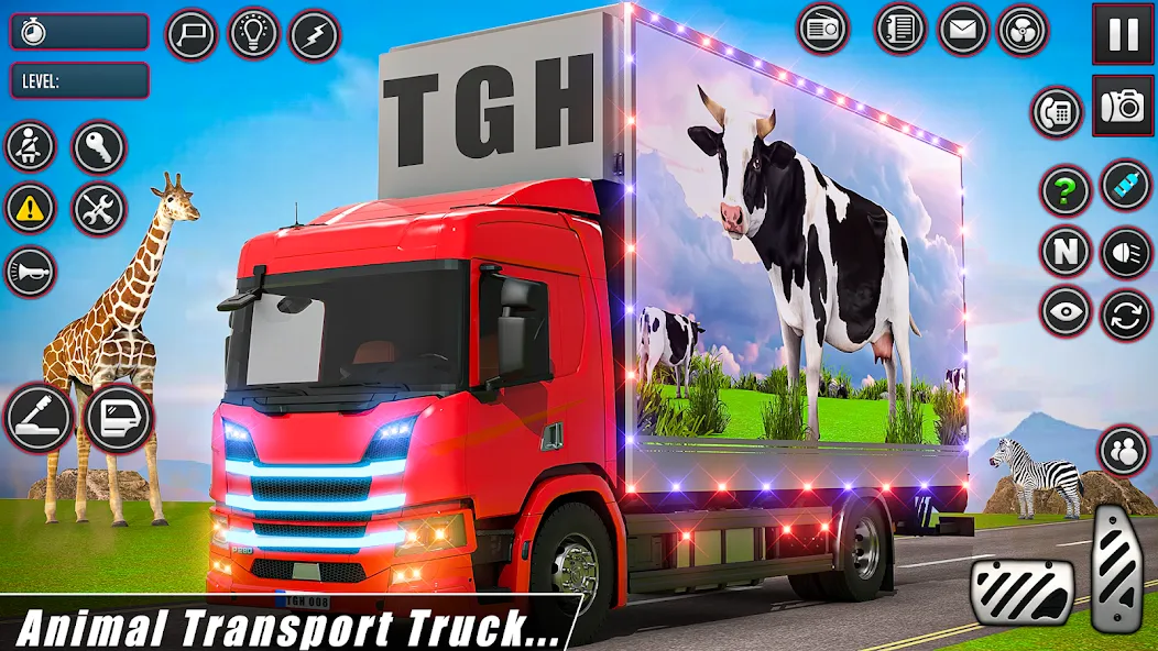 Animal Transport Driving Games (Домашний перевоз игры)  [МОД Unlimited Money] Screenshot 4