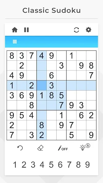 Sudoku - Offline Games  [МОД Mega Pack] Screenshot 1