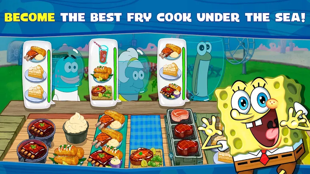 SpongeBob: Krusty Cook-Off  [МОД Меню] Screenshot 1