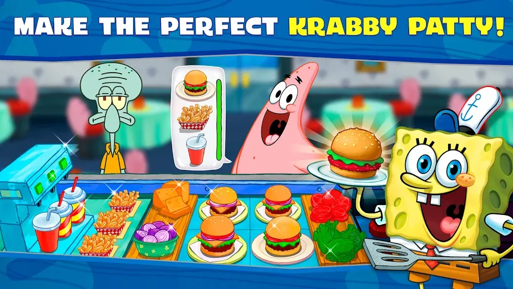 SpongeBob: Krusty Cook-Off  [МОД Меню] Screenshot 2